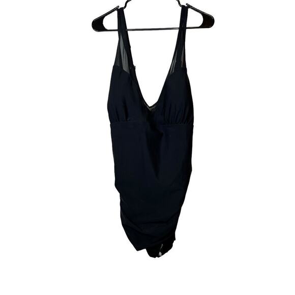 SPEEDO One Piece Bathing Suit Shaping Support in Black Women's Plus Size 24 - Picture 1 of 14